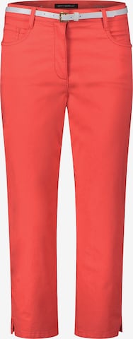 Betty Barclay Slimfit Jeans in Rood: voorkant