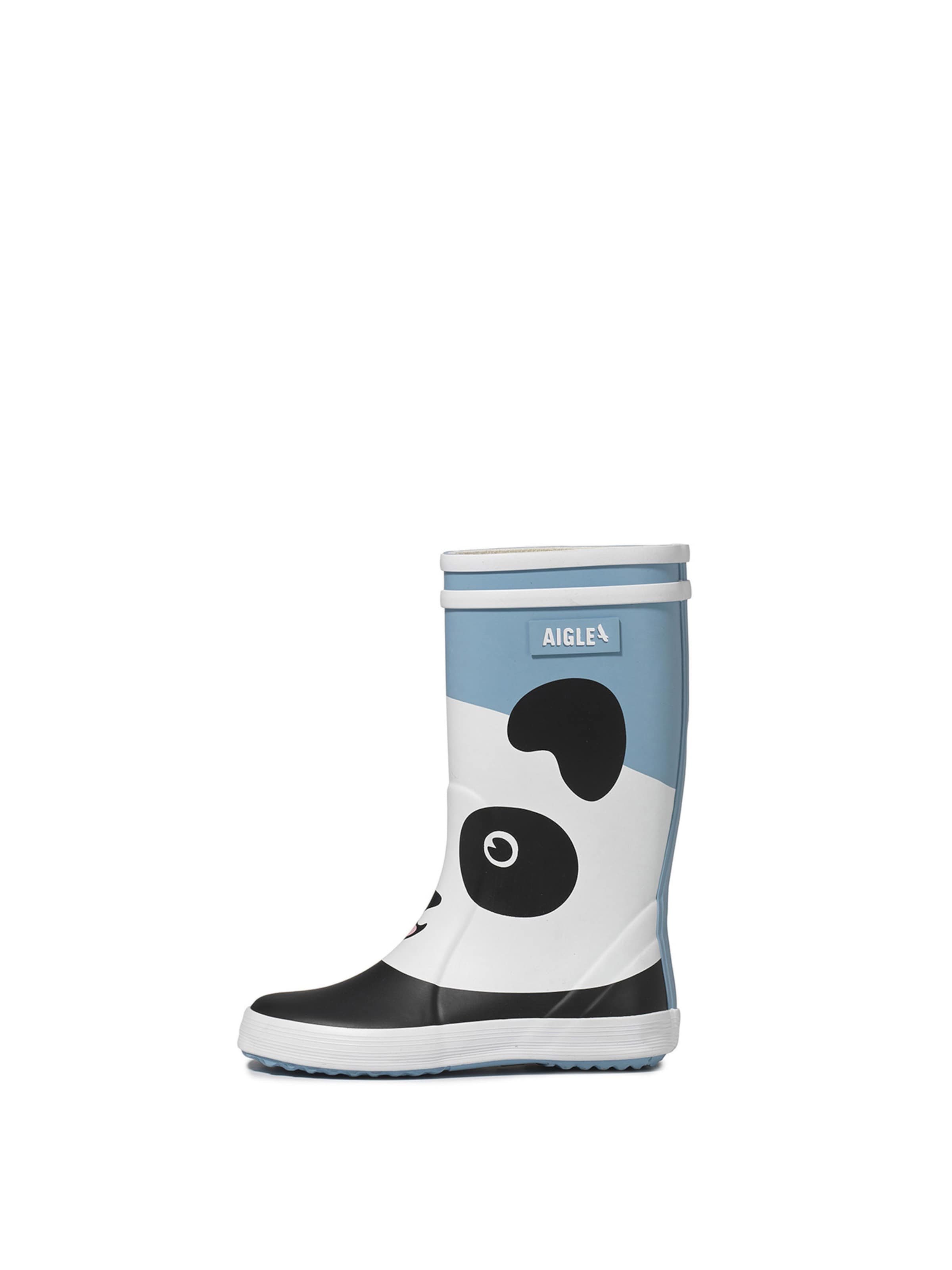 Bottes en caoutchouc 'LOLLY POP WWF' AIGLE en bleu : devant