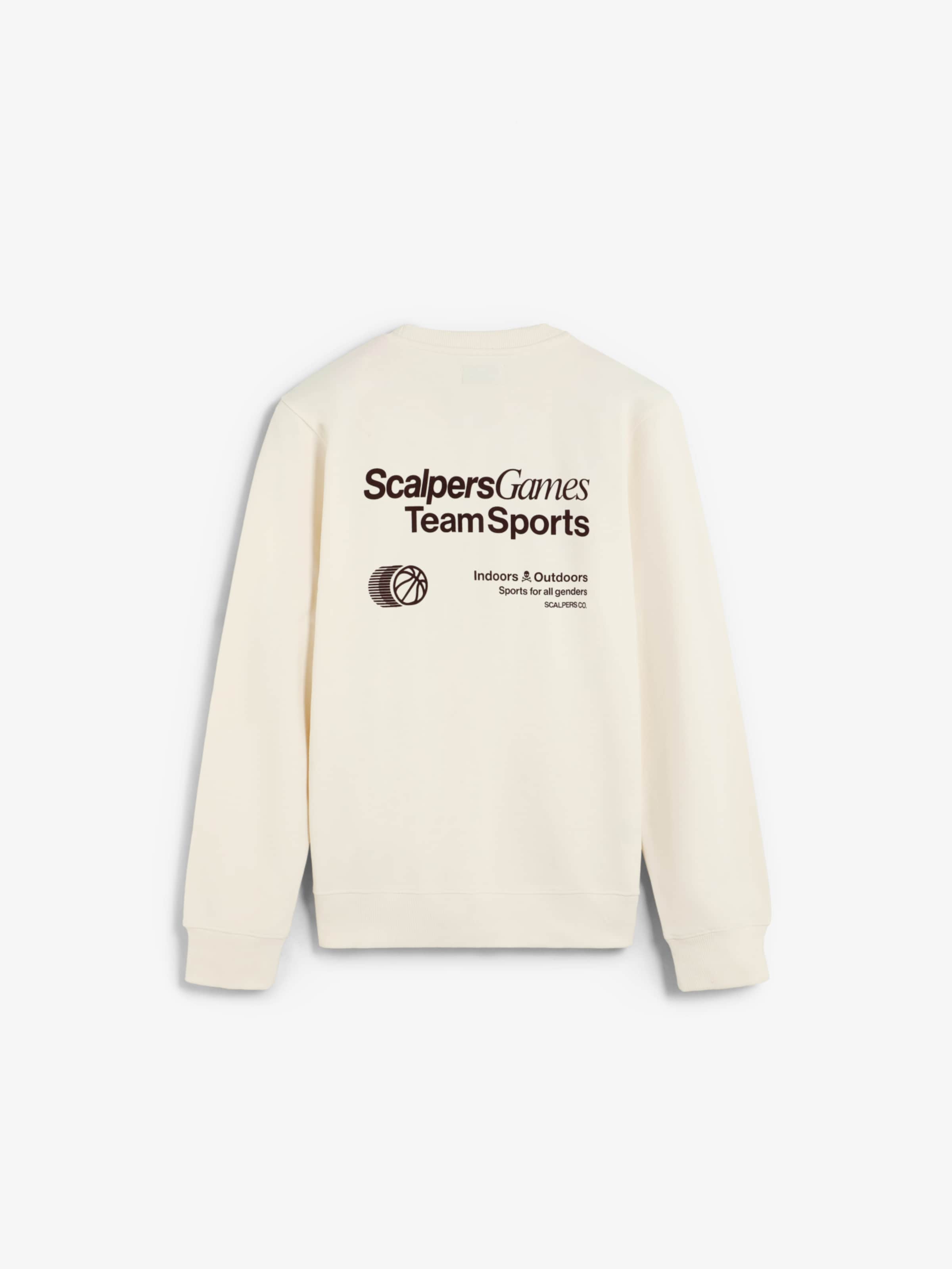 Scalpers Sweatshirt 'Games' in Wit