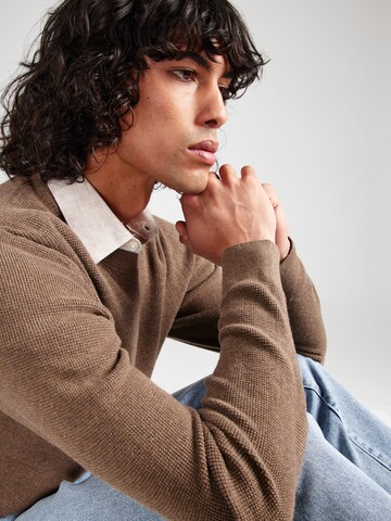 Matinique Pullover 'Lagoon' in Braun