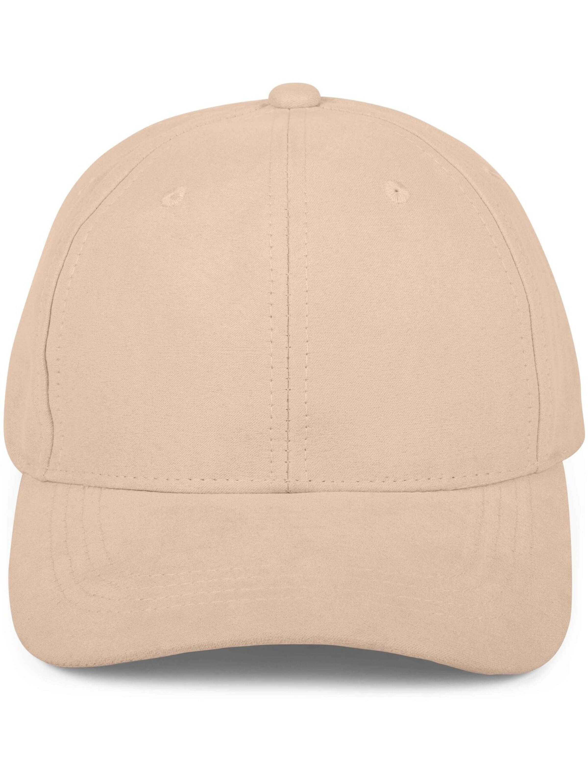 styleBREAKER Cap 'Cap in Wildleder Optik' in Beige