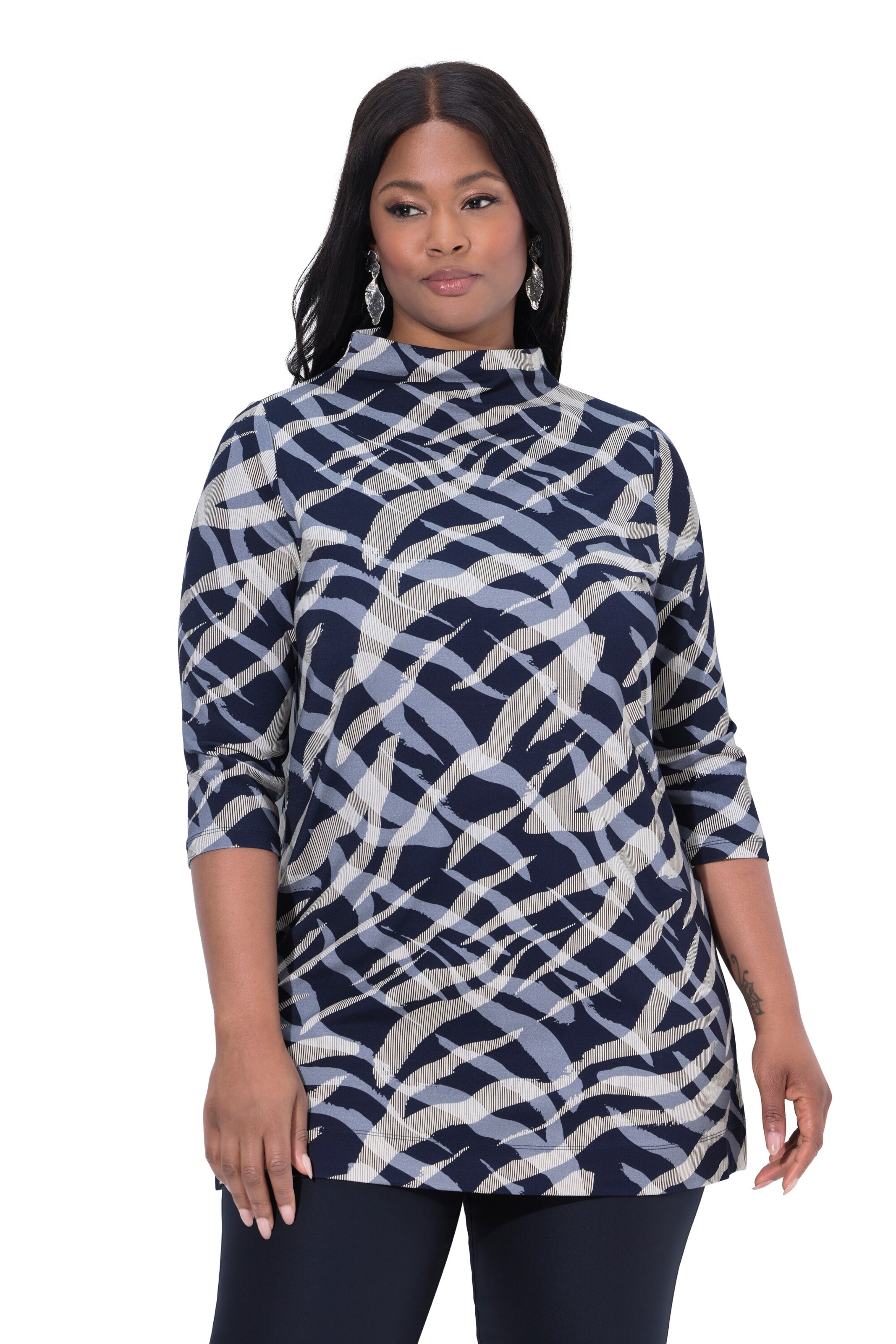 Ulla Popken Tunic in Mixed colours: front