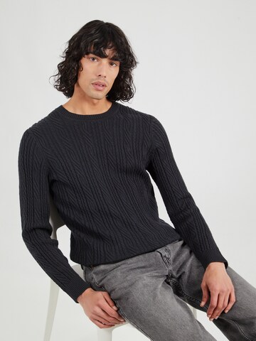 Abercrombie & Fitch Pullover in Schwarz: Vorderseite