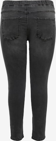 ONLY Carmakoma Skinny Jeans pajkice 'Laola' | črna barva