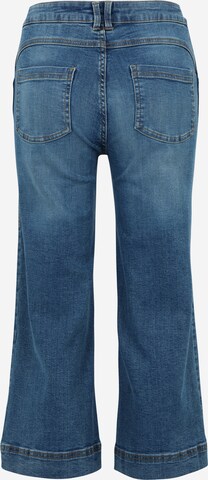 Wallis Petite Wide Leg Jeans in Blau