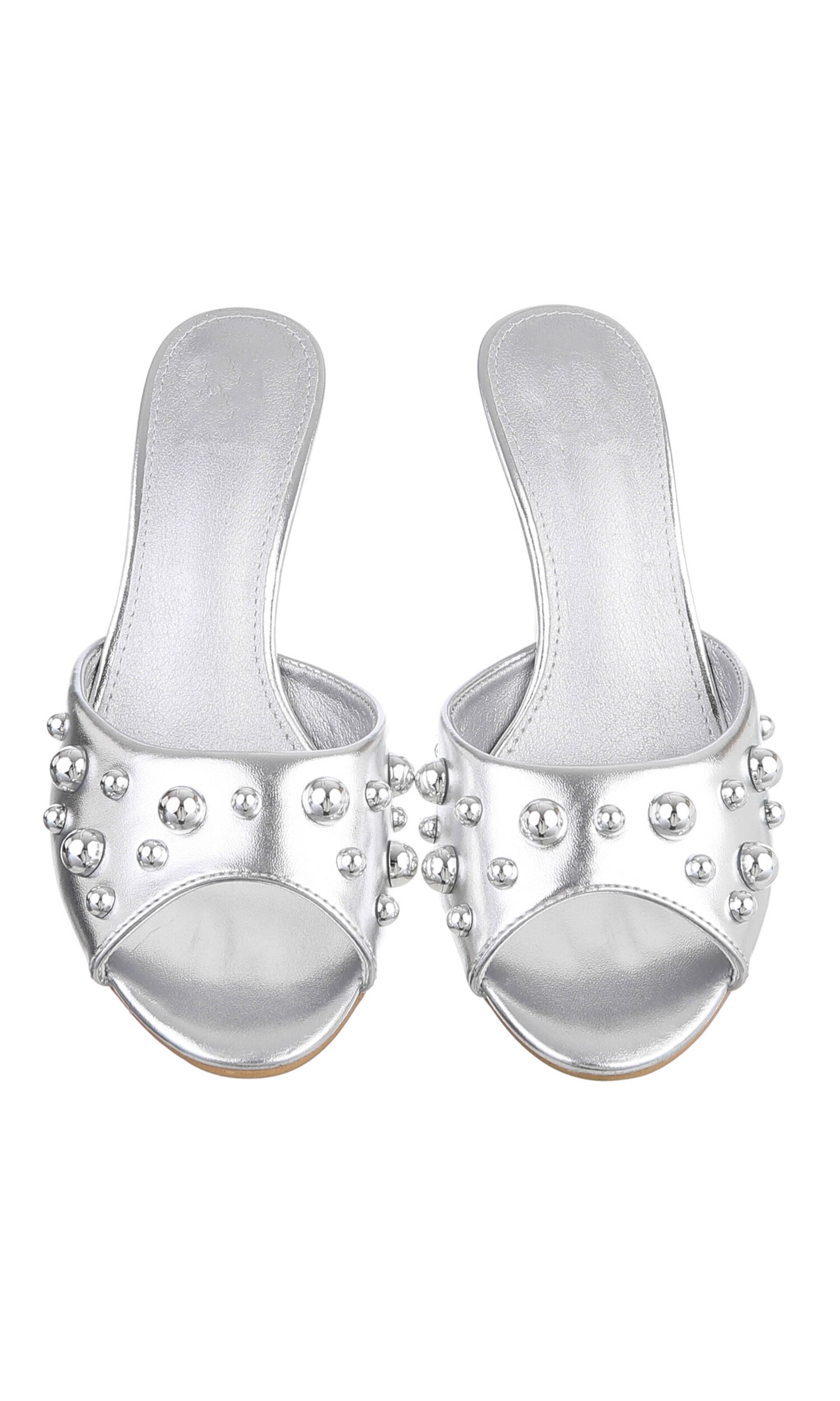 Ital-Design Pantolette in Silber