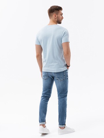 T-Shirt 'S1370' Ombre en bleu