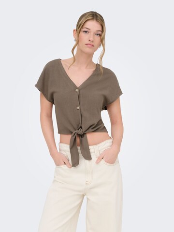 ONLY Blouse 'ONLSIESTA' in Brown