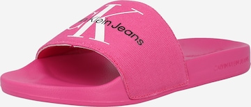Calvin Klein Jeans Чехли в розово: отпред