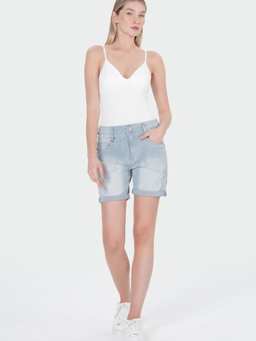 M.O.D MIRACLE OF DENIM Wide leg Trousers in Blue: front