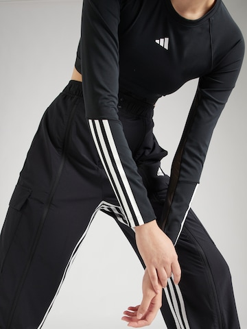 Tricou funcțional 'Hyperglam' de la ADIDAS PERFORMANCE pe negru