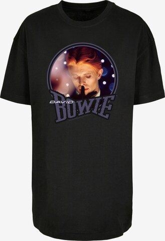 F4NT4STIC T-Shirt 'David Bowie Quiet Lights' in Schwarz: predná strana