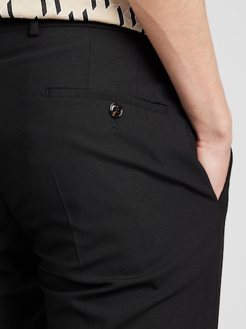 Coupe slim Pantalon à plis 'Gun' JOOP! en noir