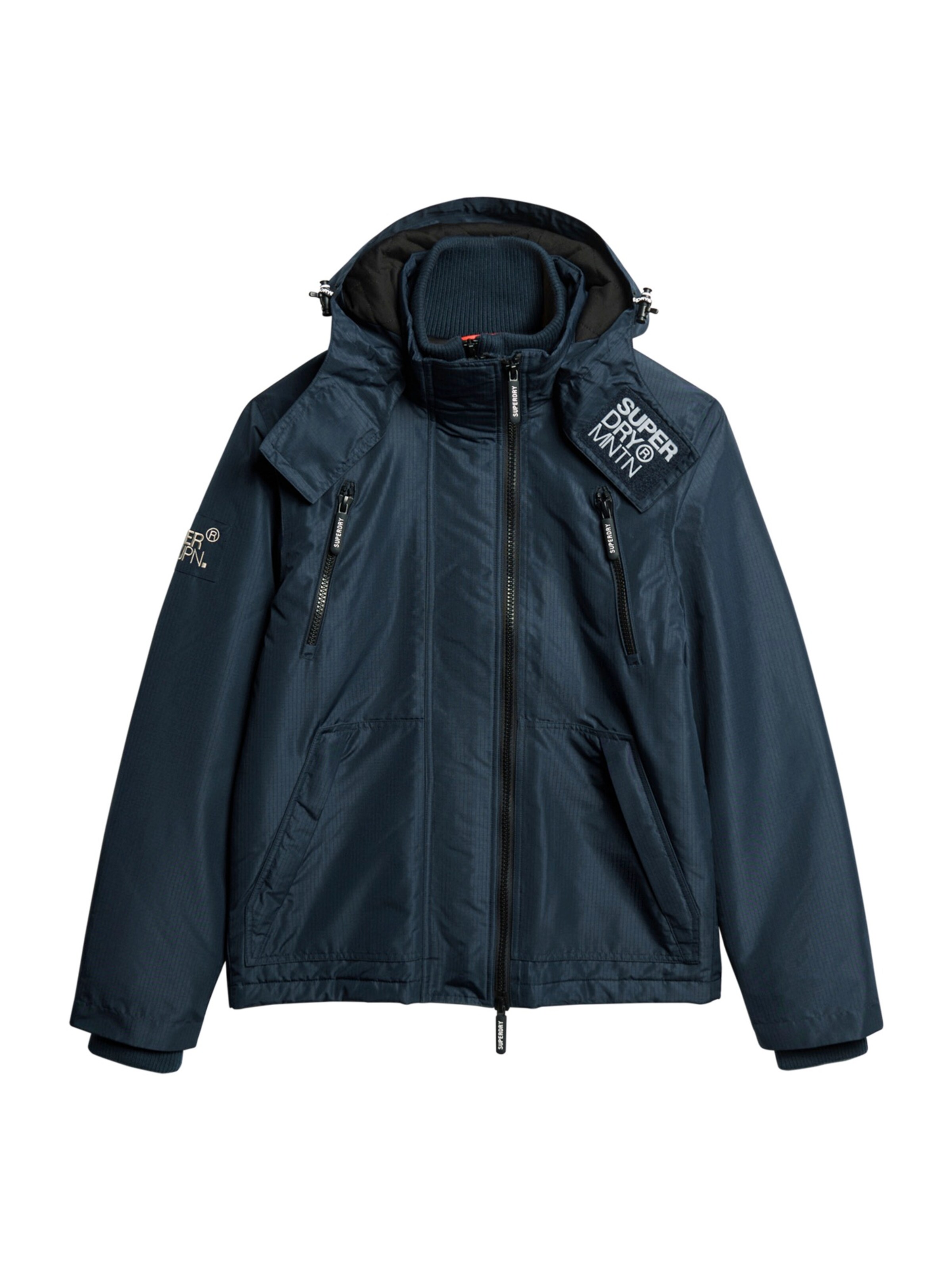 Superdry Tussenjas in Blauw: voorkant