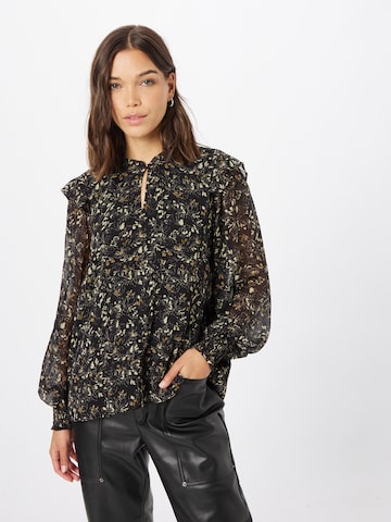 KAREN BY SIMONSEN Blouse 'Ellen' in Zwart: voorkant