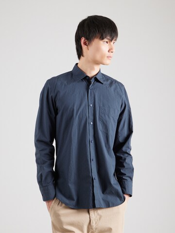 Regular fit Camicia 'Remiton_M' di BOSS in blu: frontale