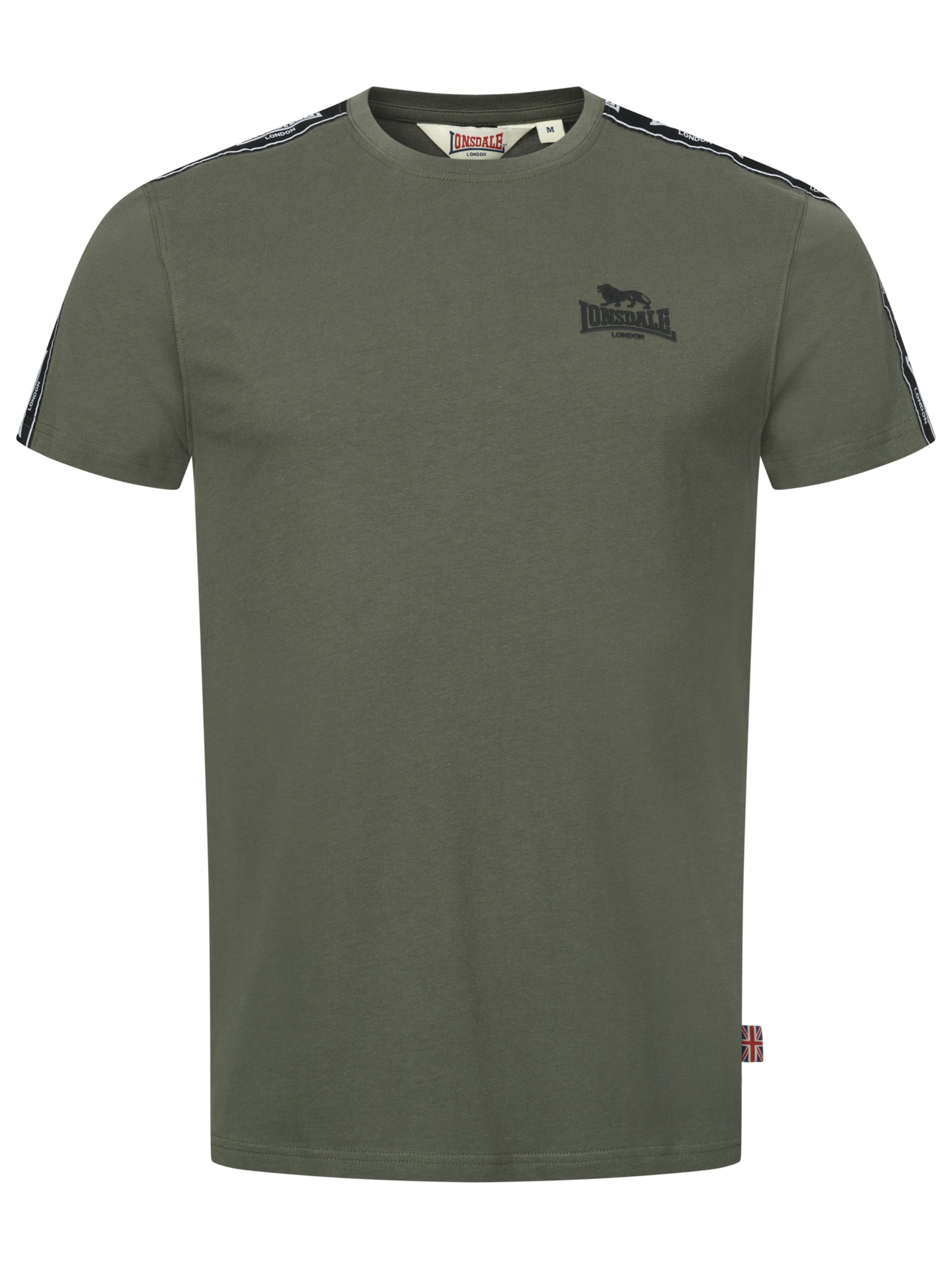 Maglietta 'BRINDISTER' di LONSDALE in verde: frontale