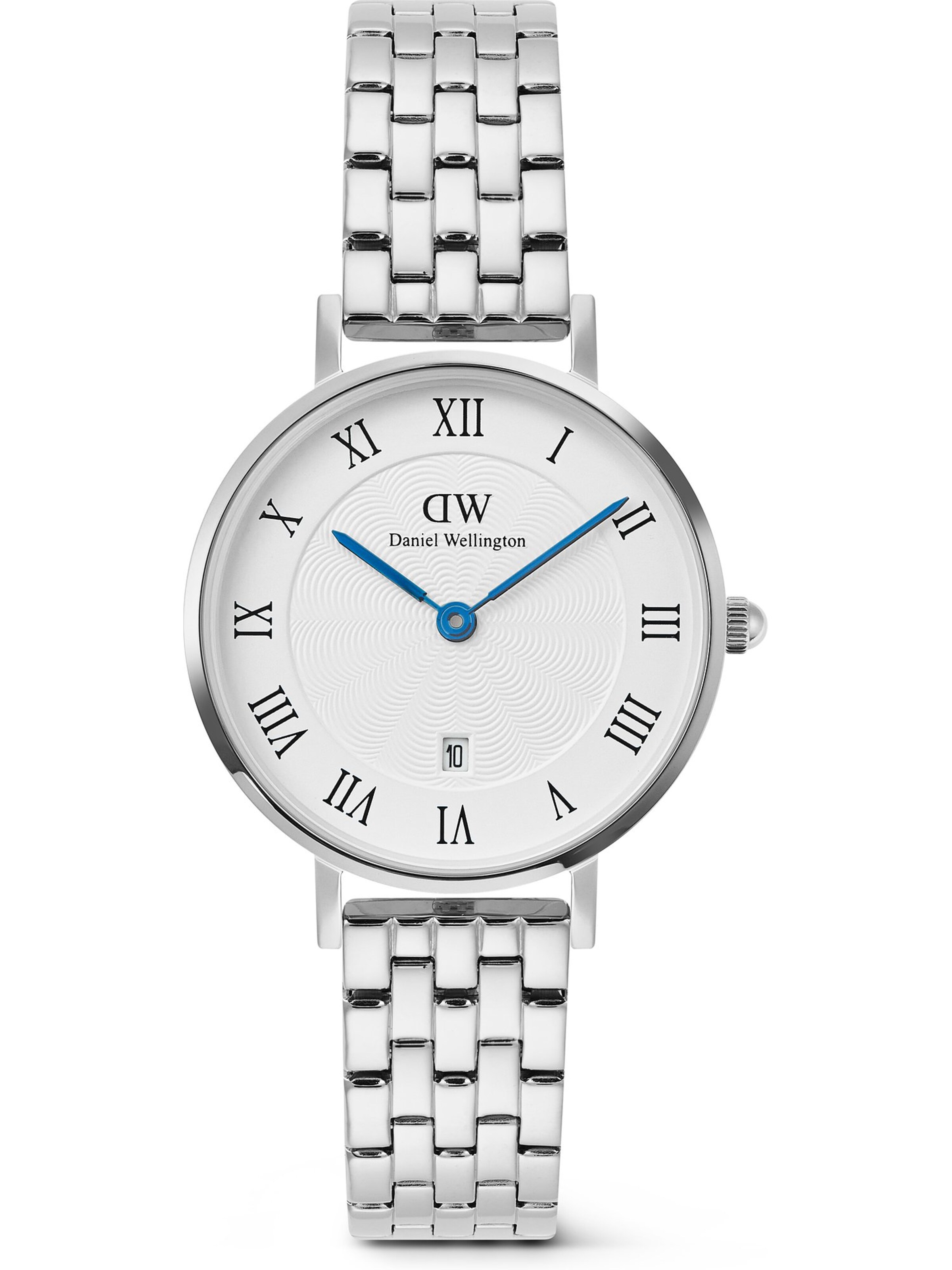 Daniel Wellington Analoguhr in Silber: Vorderseite