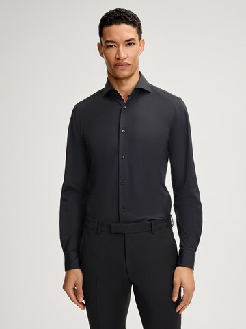 JOOP! Slim fit Overhemd 'Pai' in Zwart: voorkant