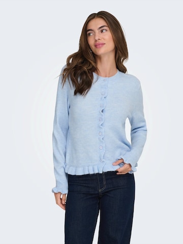 JDY Knit cardigan 'JDYLETTY' in Blue: front