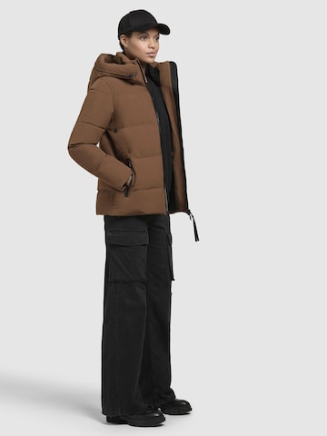 khujo Jacke 'Fanc2-YM' in Braun
