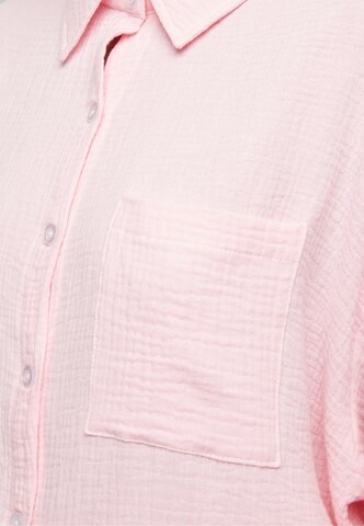 Urban Classics Bluse in Pink