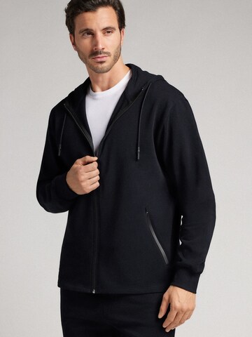 IUMAN Intimissimi Uomo Sweatjacke in Schwarz