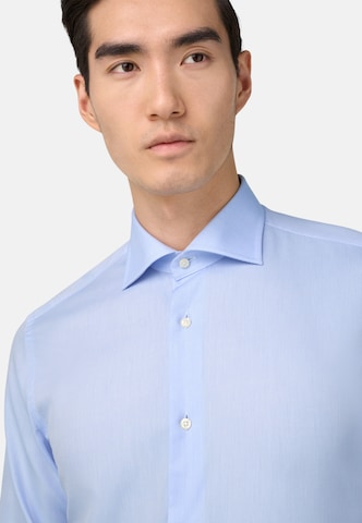 Boggi Milano Comfort Fit Hemd in Blau