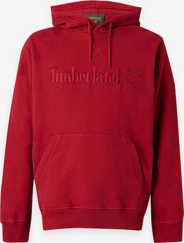 Sweat-shirt TIMBERLAND en rouge : devant