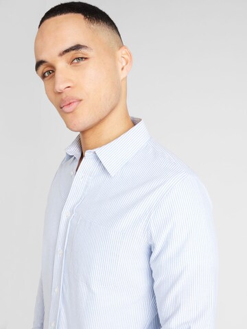 AÉROPOSTALE Regular fit Button Up Shirt in Blue