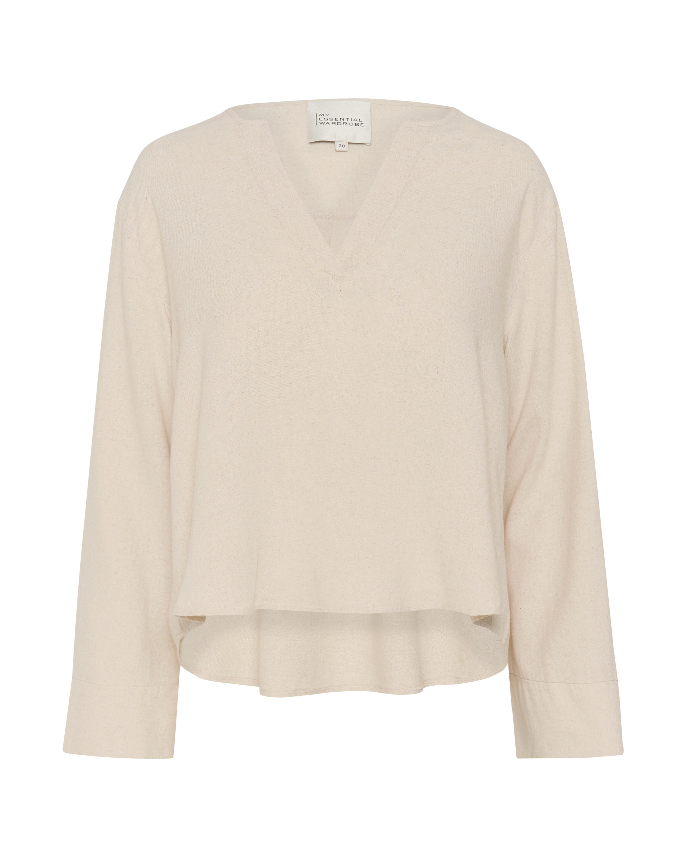 My Essential Wardrobe Bluse 'Dias' i beige: forside