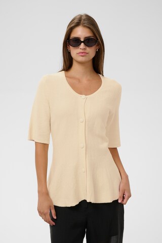 SOAKED IN LUXURY Cardigan i hvid: forside