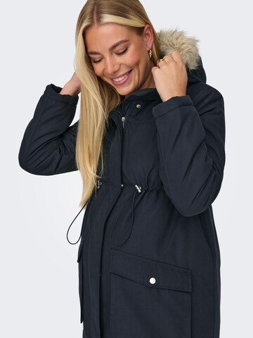 Only Maternity Winterparka 'Lucia' in Blauw