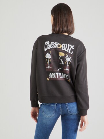 SCOTCH & SODA Sweatshirt 'FRONT BACK FESTIVE ARTWORK' in Schwarz: Vorderseite