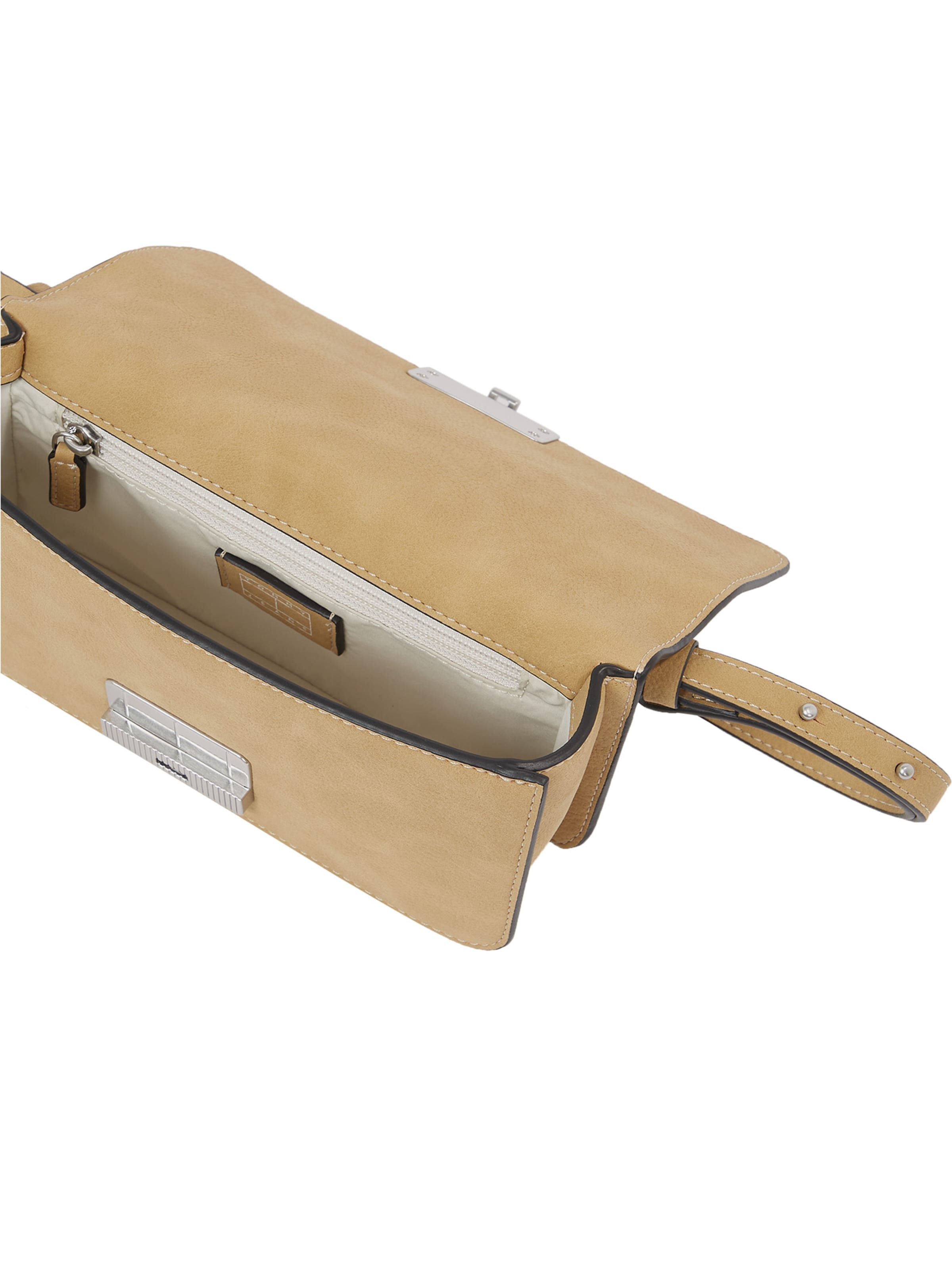 Tommy Jeans Наплечная сумка 'FASHIONISTA' в Бежевый: сверху