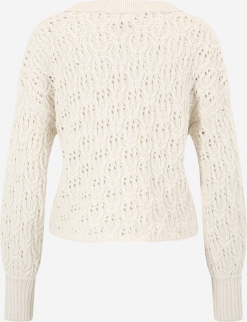 OBJECT Petite Пуловер 'CAROLINA' в бяло