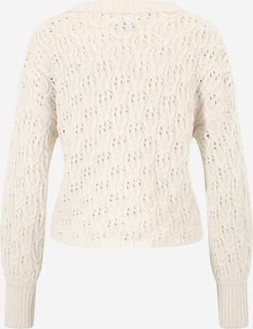 OBJECT Petite Sweter 'CAROLINA' w kolorze biały