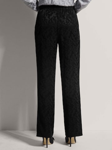 MADELEINE Wide leg Broek in Zwart
