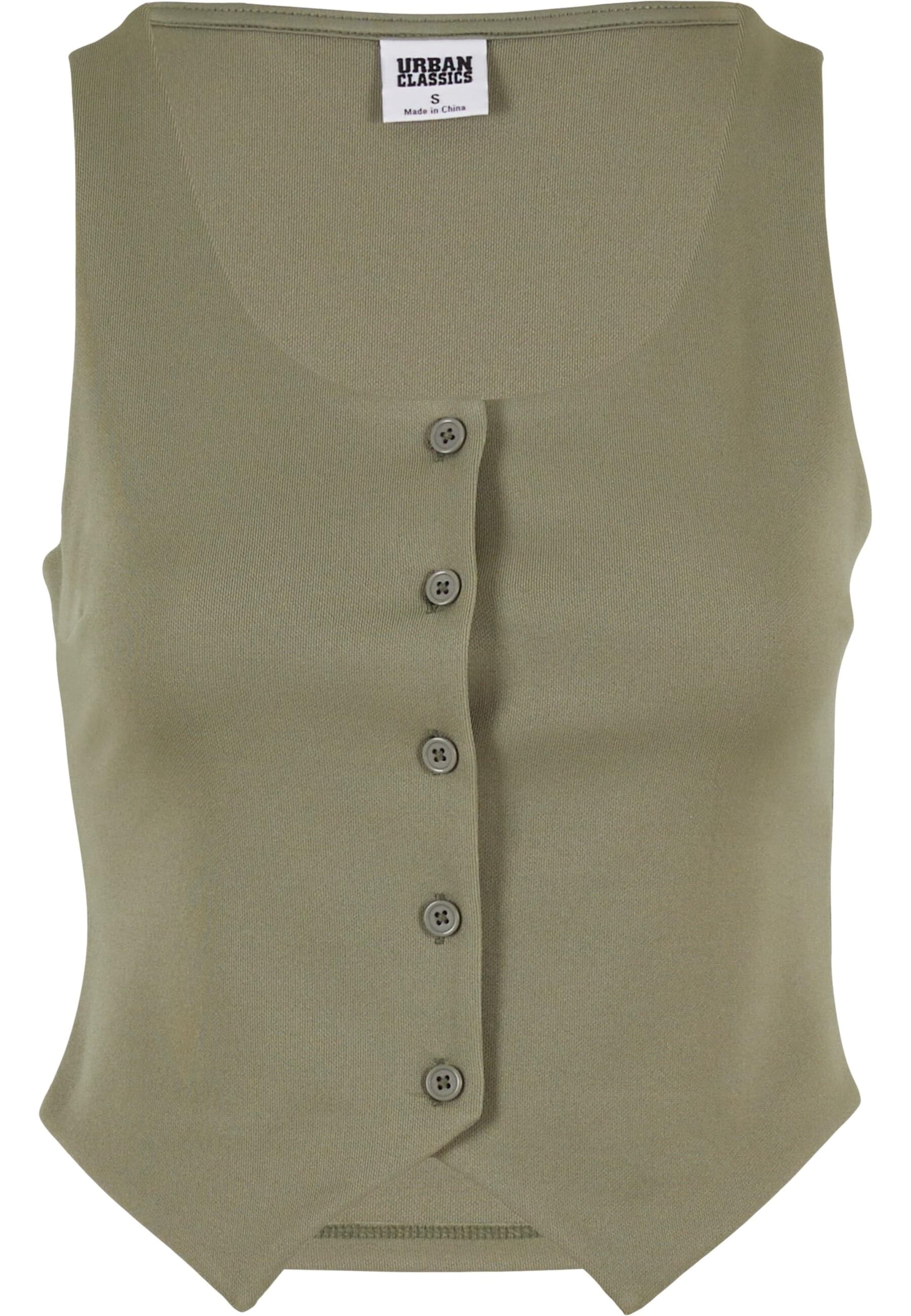 Gilet da completo di Urban Classics in verde: frontale