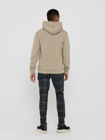 Only & Sons - Ajuste regular Sudadera 'Ceres' en marrón