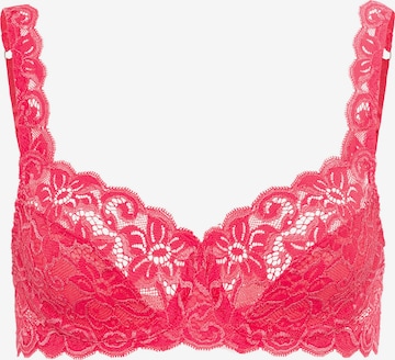 Soutien-gorge ' Moments ' Hanro en rouge : devant