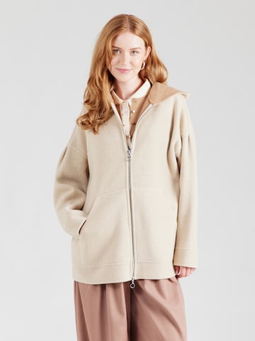 Giacca di mezza stagione 'SOTTILE' di Max Mara Leisure in beige: frontale