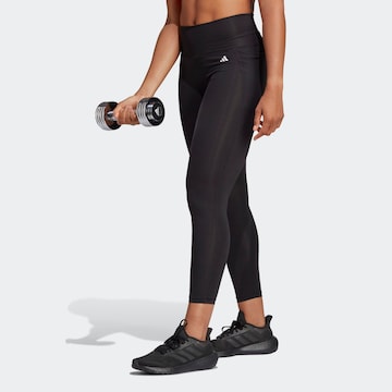 Skinny Pantaloni sportivi 'Optime Stash' di ADIDAS PERFORMANCE in nero