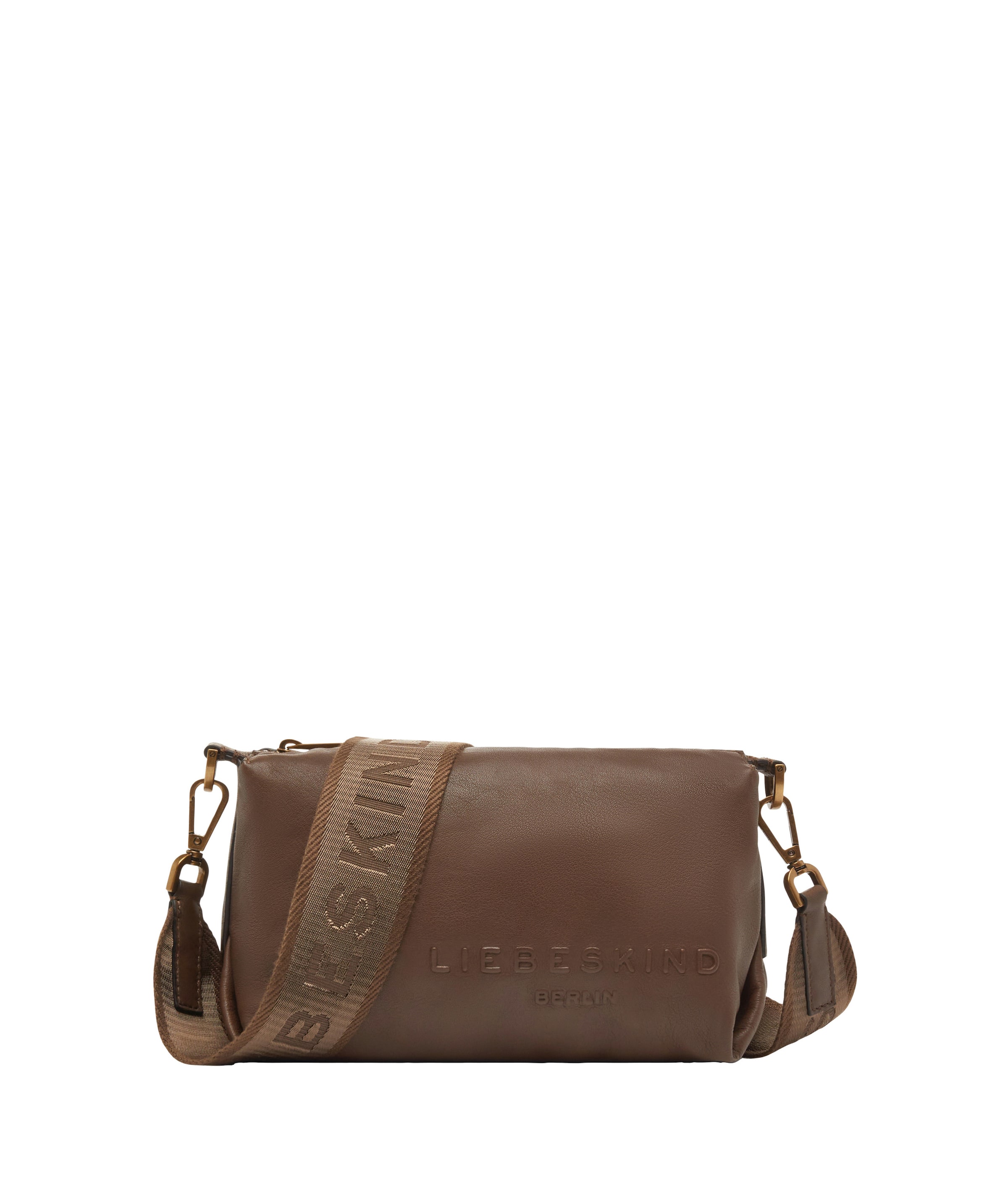 Liebeskind Berlin Crossbody bag in Brown: front