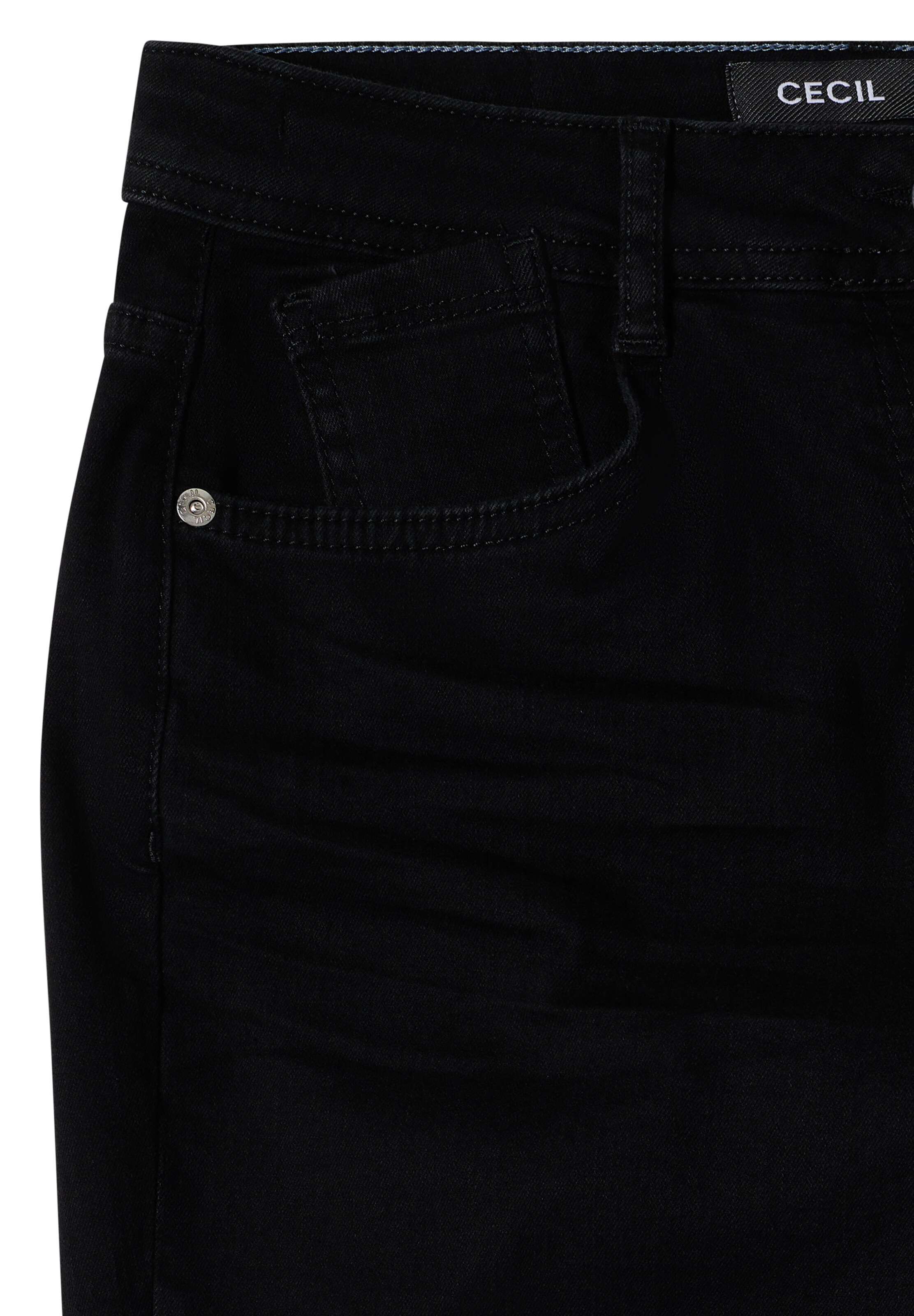 CECIL Loose fit Jeans in Black