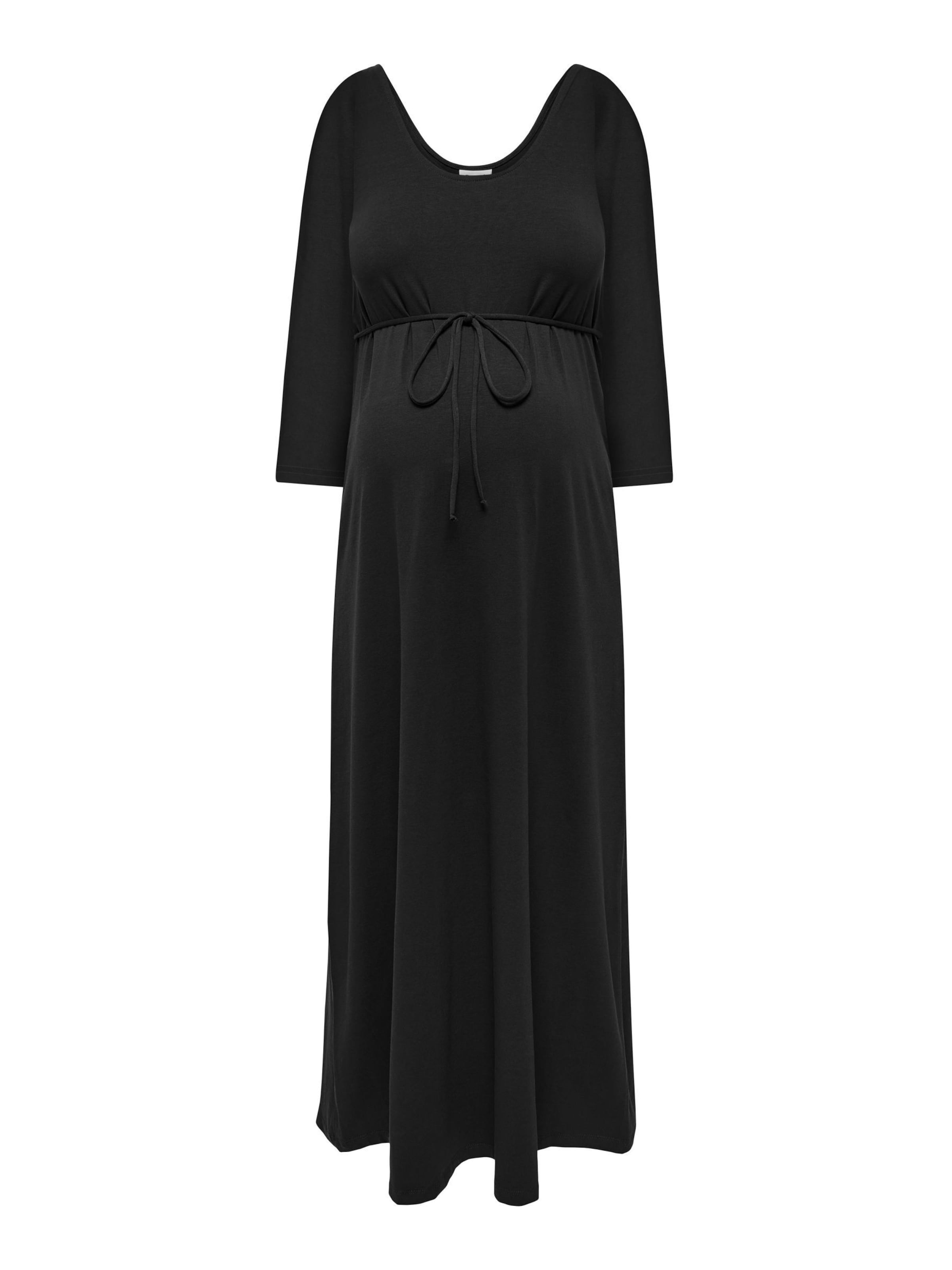 Only Maternity Kleid 'MIMA' in Schwarz: Vorderseite