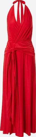 raudona Abercrombie & Fitch Kokteilinė suknelė: priekis