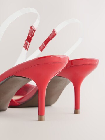Décolleté sling 'Forever Comfort' di Next in rosso