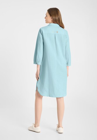 Frieda & Freddies NY Hemdblusenkleid in Blau