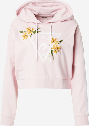 GUESS Sweatshirt 'ZOEY' in Pink: front